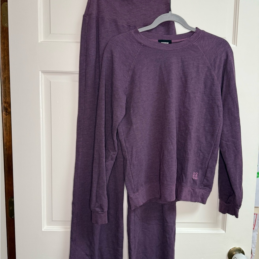 Monrow Deep Purple Pajama Set